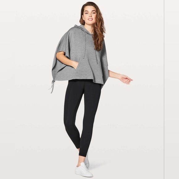 Lululemon All In A Day Hooded Poncho O/S in EUC - Picture 3 of 12